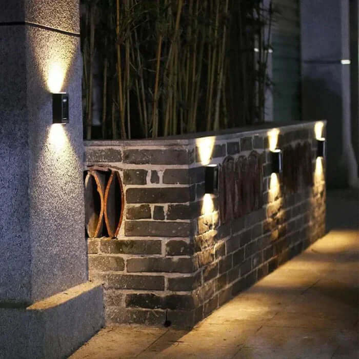 Solar Gartenleuchte Außen Wandleuchte Modern LED