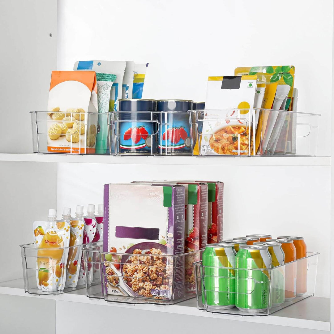 Transparente Kühlschrank Organizer Boxen