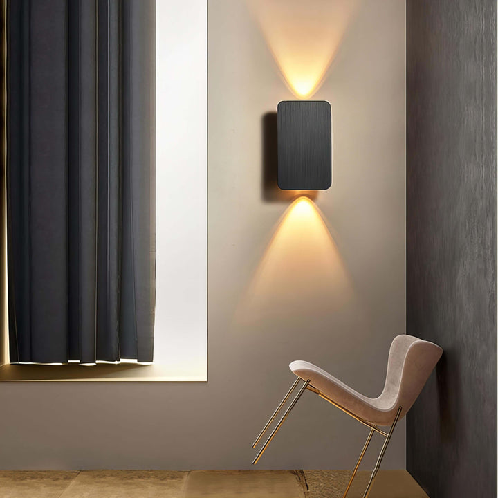 Verstellbare Rechteckige LED-Wandleuchte