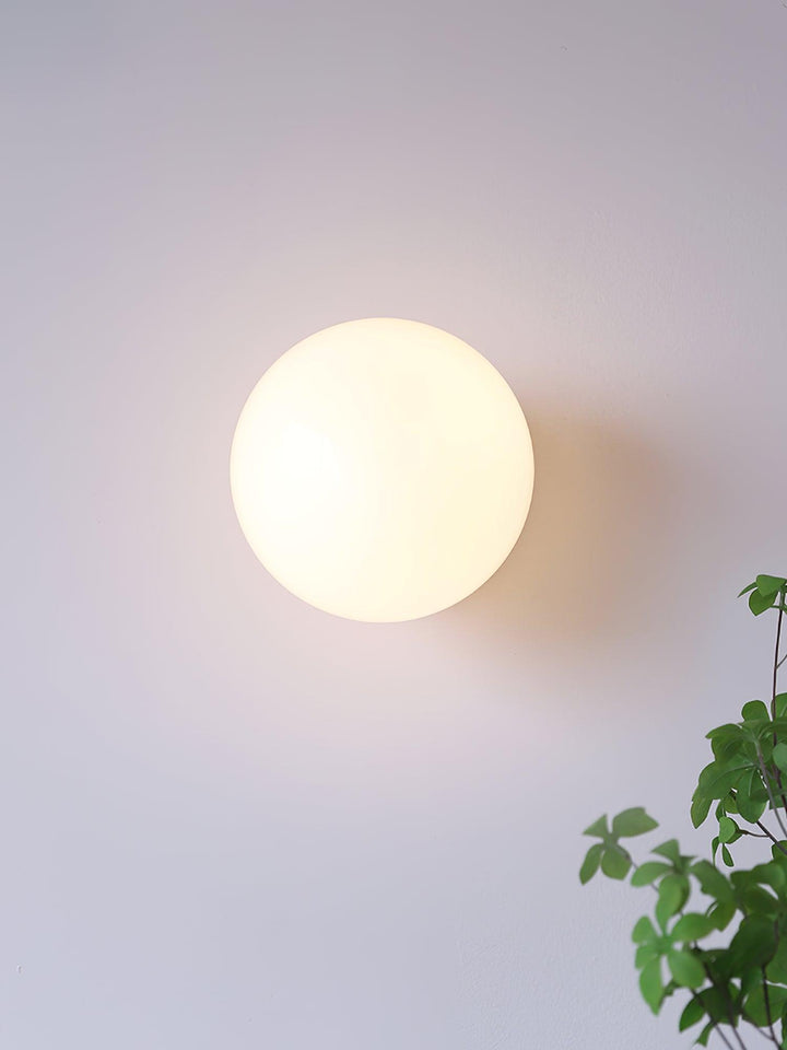 Moderne Rosa Glas Wandleuchte