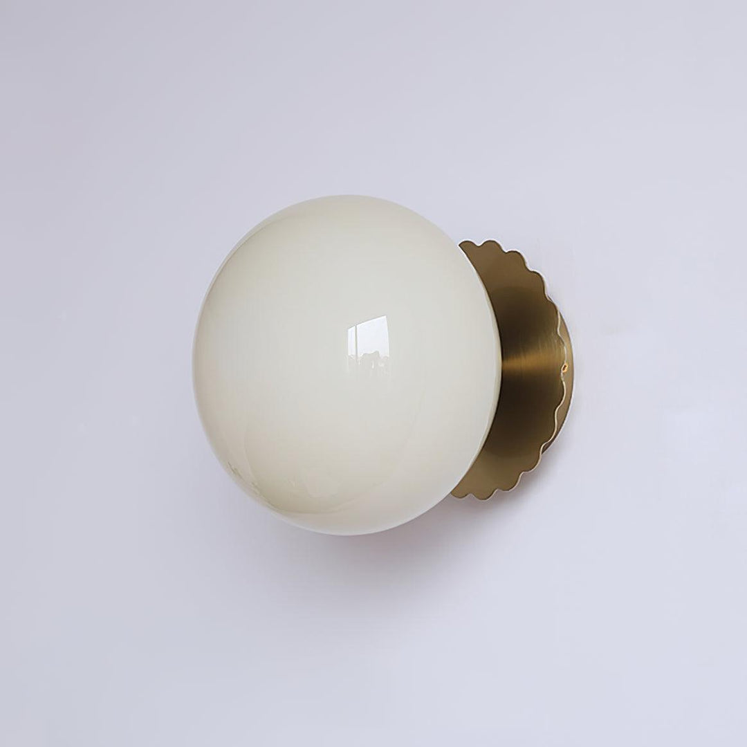 Moderne Rosa Glas Wandleuchte