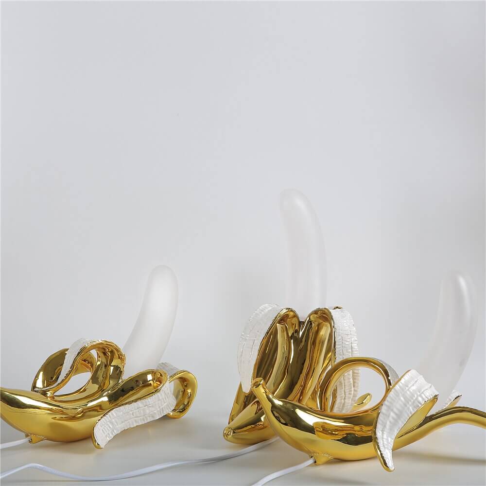 Art Deco Tischlampe Bananen Design