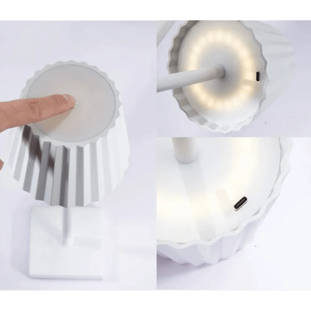 Dimmbare LED Tischlampe, Kabellos