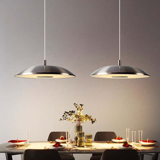 Suspension LED moderne - fer nickel