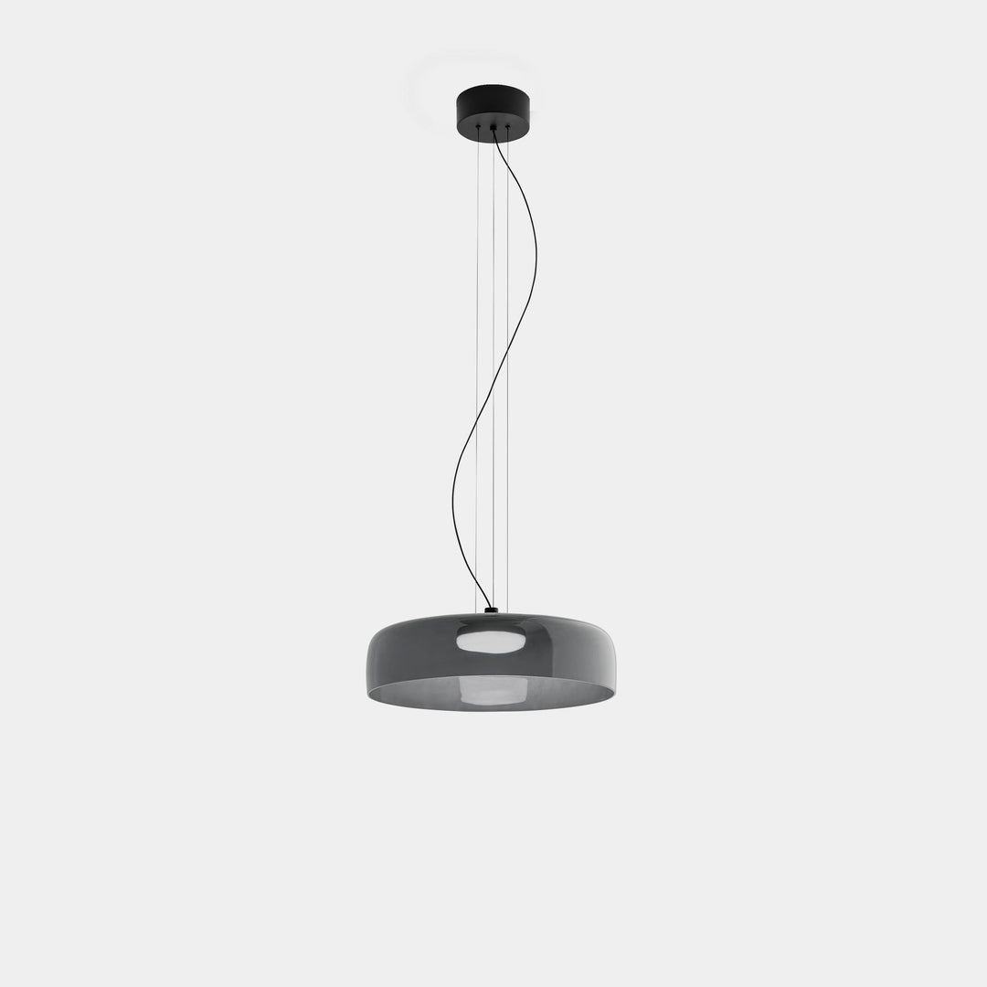 Elegante Glas-Pendelleuchte mit LED