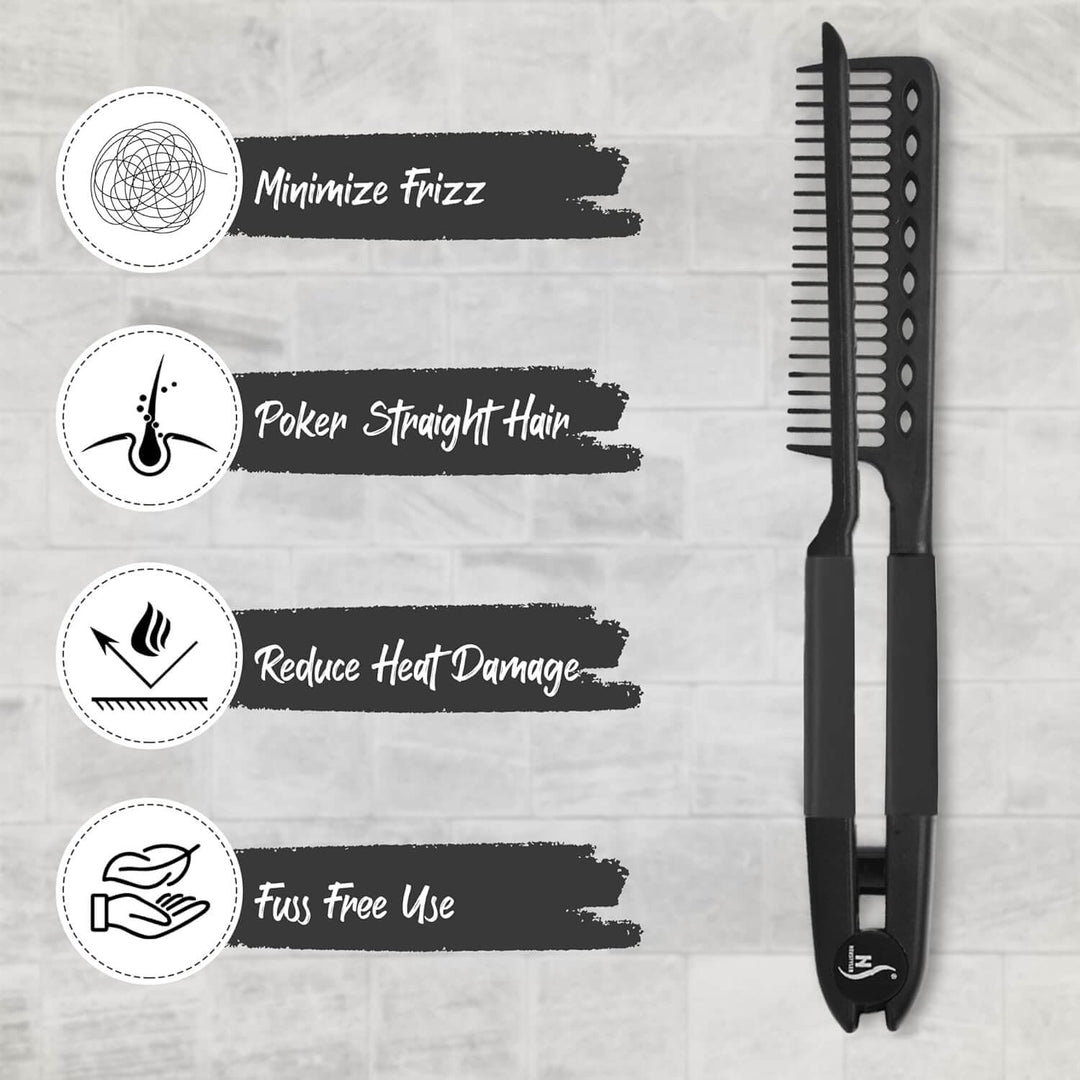 Glättungsbürste & Föhnkamm für müheloses Styling