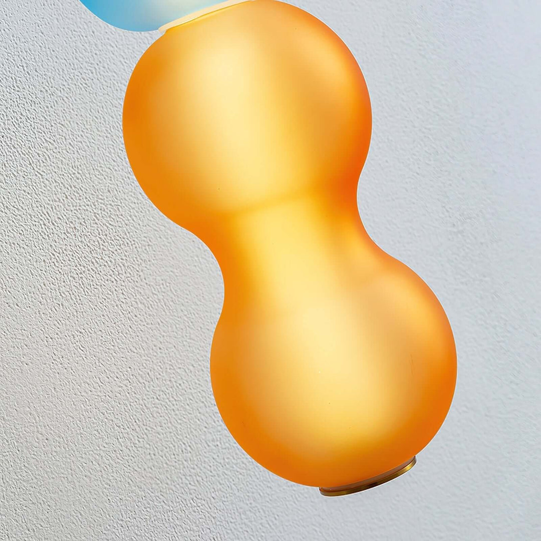 Elegante Wandleuchte mit Glockenorchideen