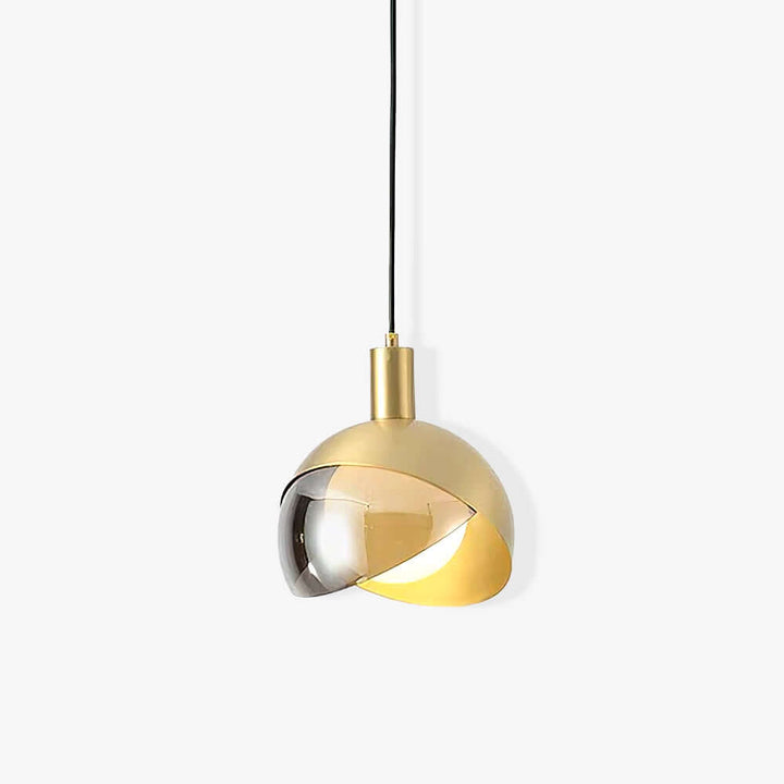 Elegante Pendelleuchte - Glas Metall Design