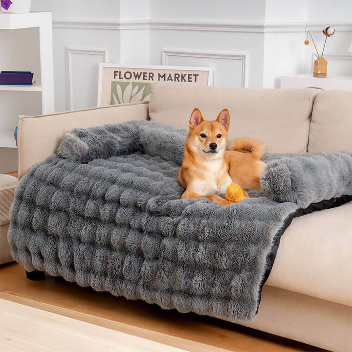 Couverture de canapé pour chien en peluche PlushNest
