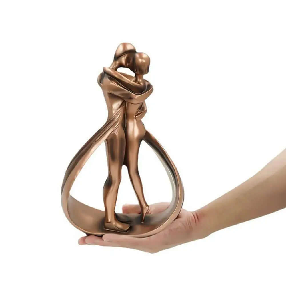 Umarmende Figuren Skulptur Seraphina Harz