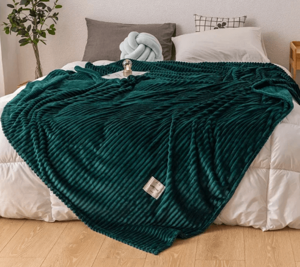 Couverture en flanelle douce : douillette et chaleureuse