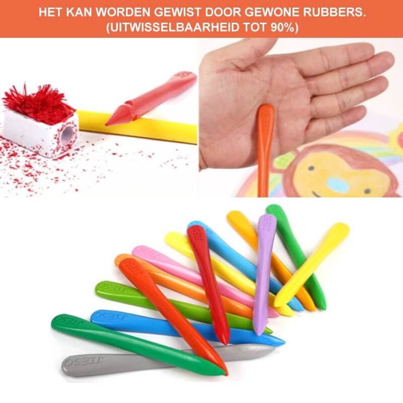 Coffret créatif - Crayons de cire colorés fabriqués à partir de matériaux organiques