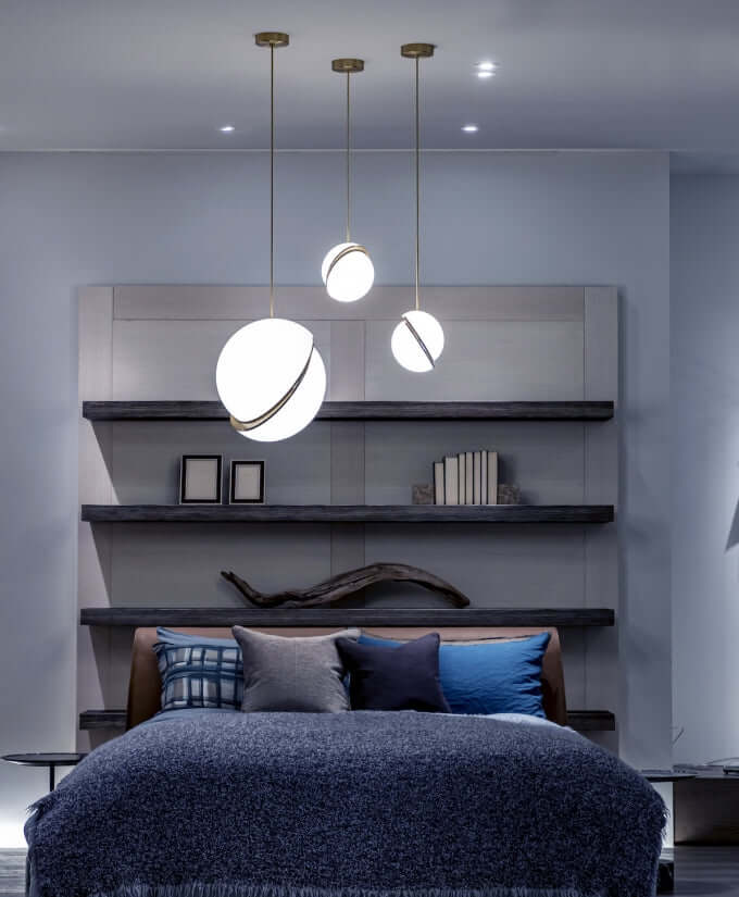 Mondförmige Pendelleuchte Modernes Design