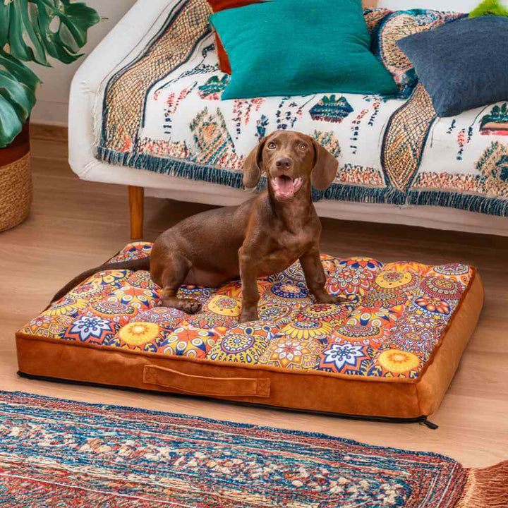 Orthopädisches Hundebett im Marokkanischen Stil