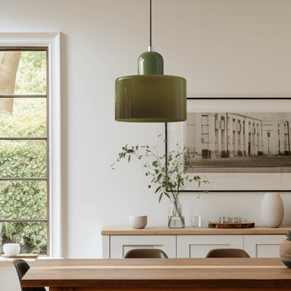 Bauhaus Glaspendelleuchte Modern
