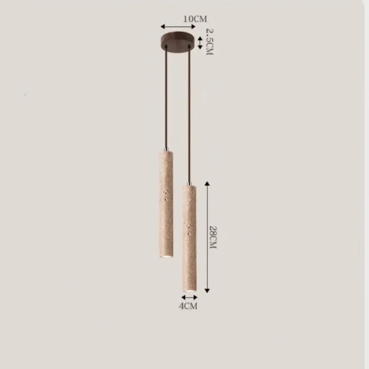 Minimalistische LED-Kronleuchter im Wabi-Sabi Stil