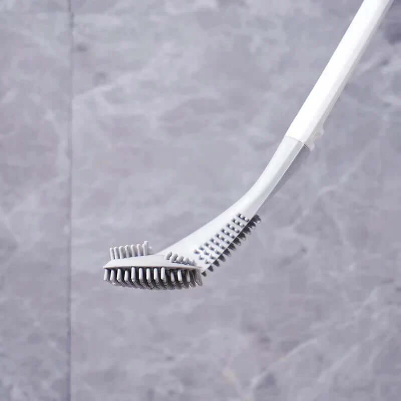 Hygienische Toilettenbürste mit L-Kopf - Flexibel & Sauber