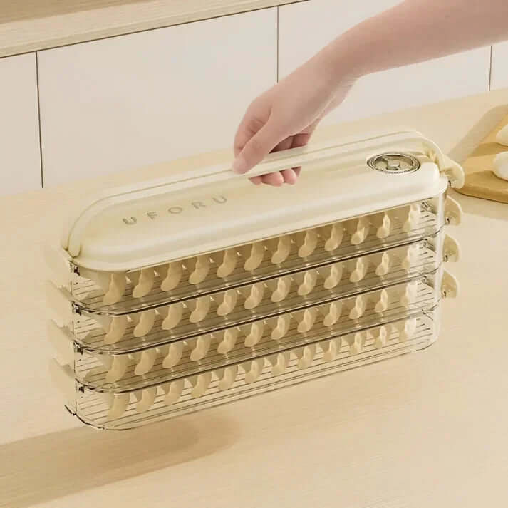 Boîte de conservation alimentaire empilable avec couvercle - FridgeStack