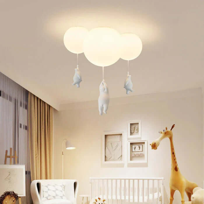 Kinderzimmer Deckenleuchte Bär & Ballon
