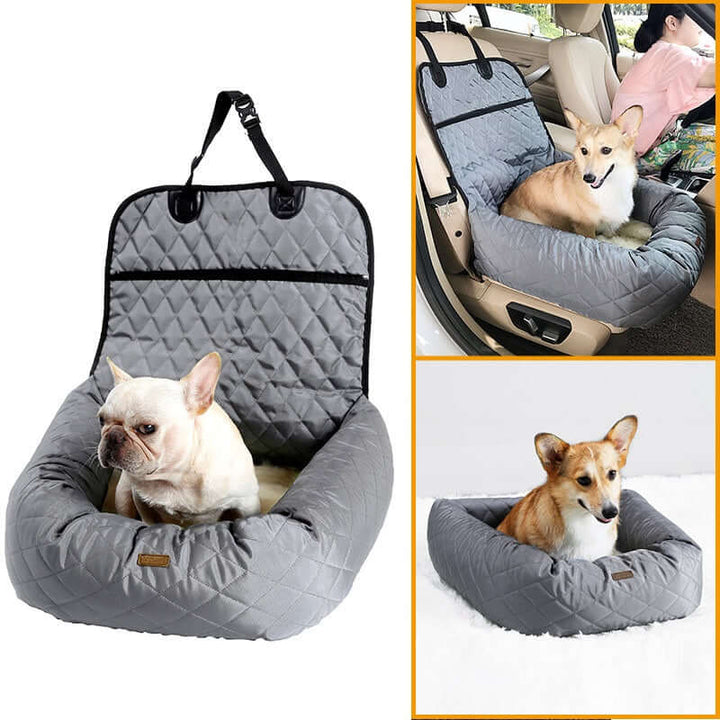 Siège auto et panier de voyage pour chien : sûr et confortable
