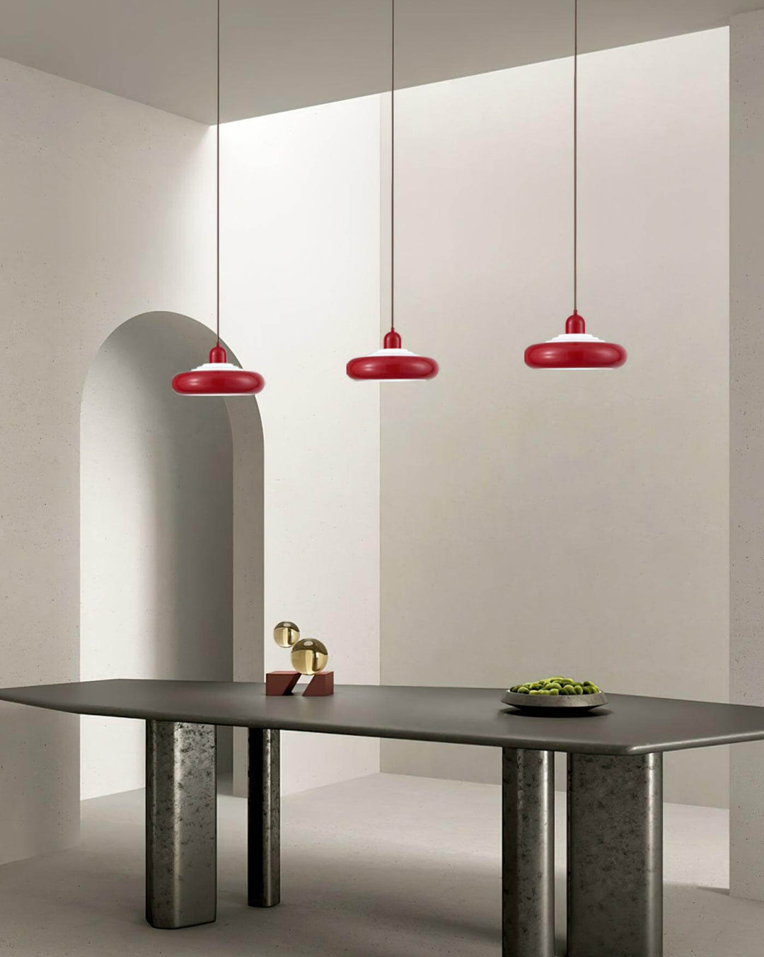 Moderne Pendelleuchte Metall Acryl