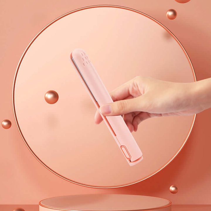 2-in-1 Glätteisen & Lockenstab - USB