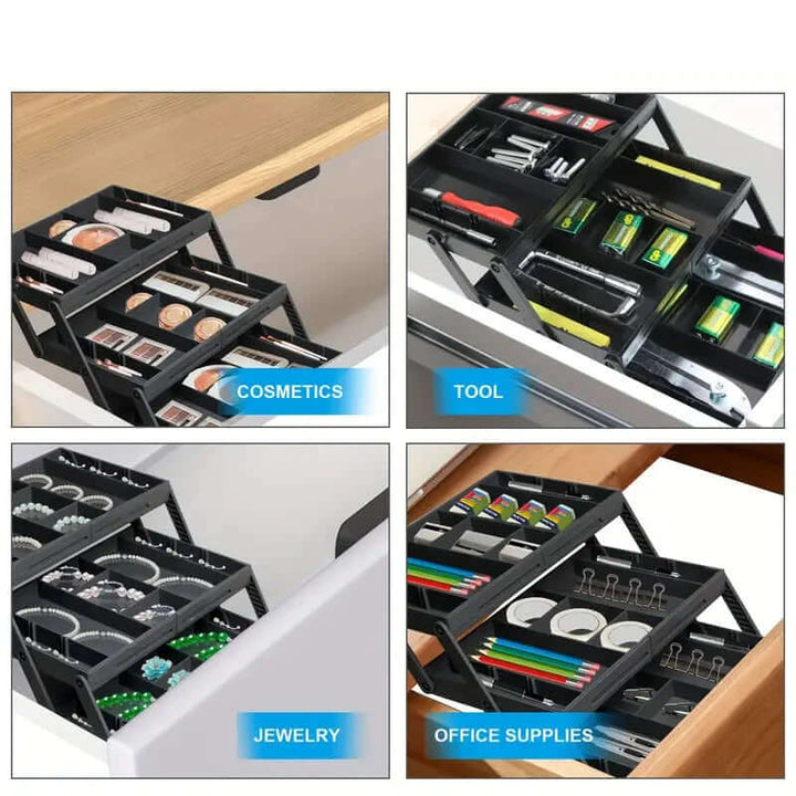 Praktischer Mehrlagen-Schubladenorganizer