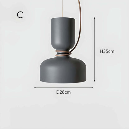 Geometrische LED Pendelleuchte Modernes Design
