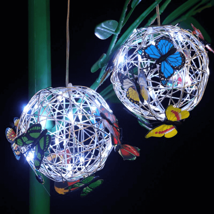 Solar Gartenleuchte Schmetterling LED