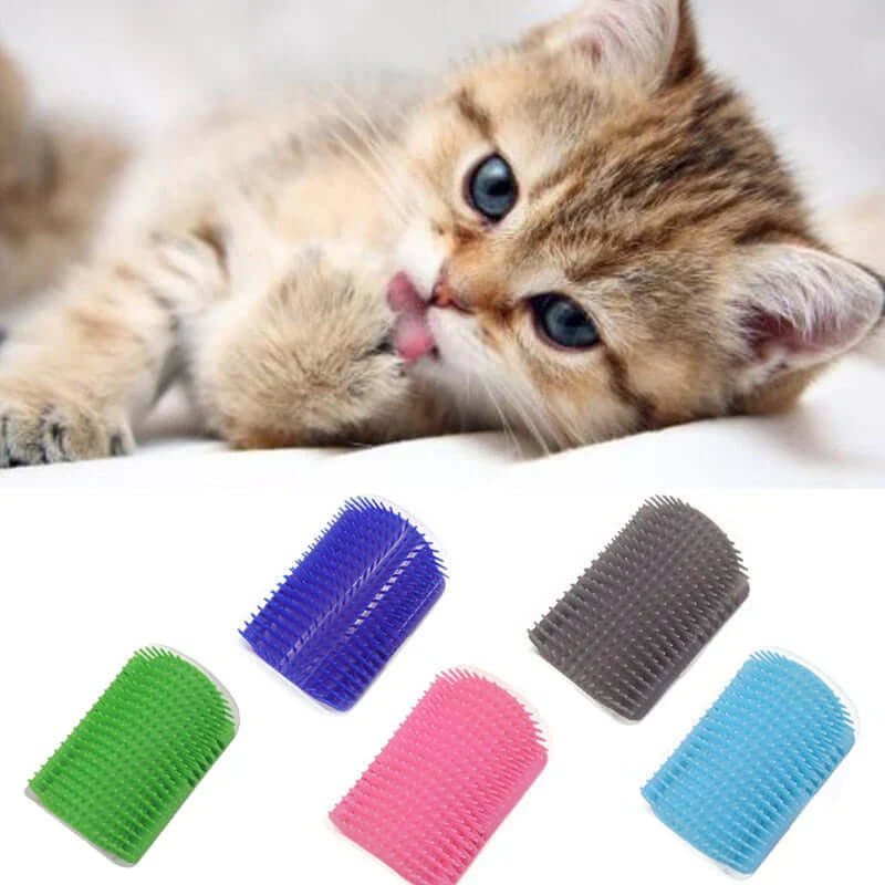Brosse d'auto-toilettage pour chat pour le coin