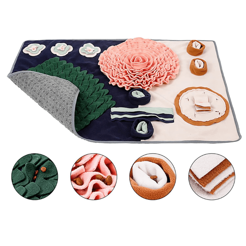 Tapis de reniflage interactif pour chien