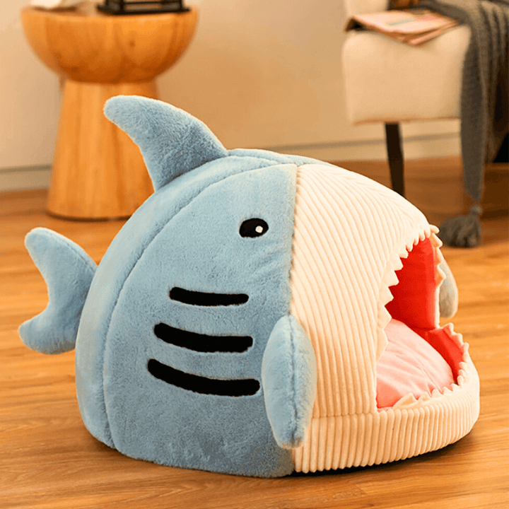 Grotte pour chat douillette avec coussin câlin