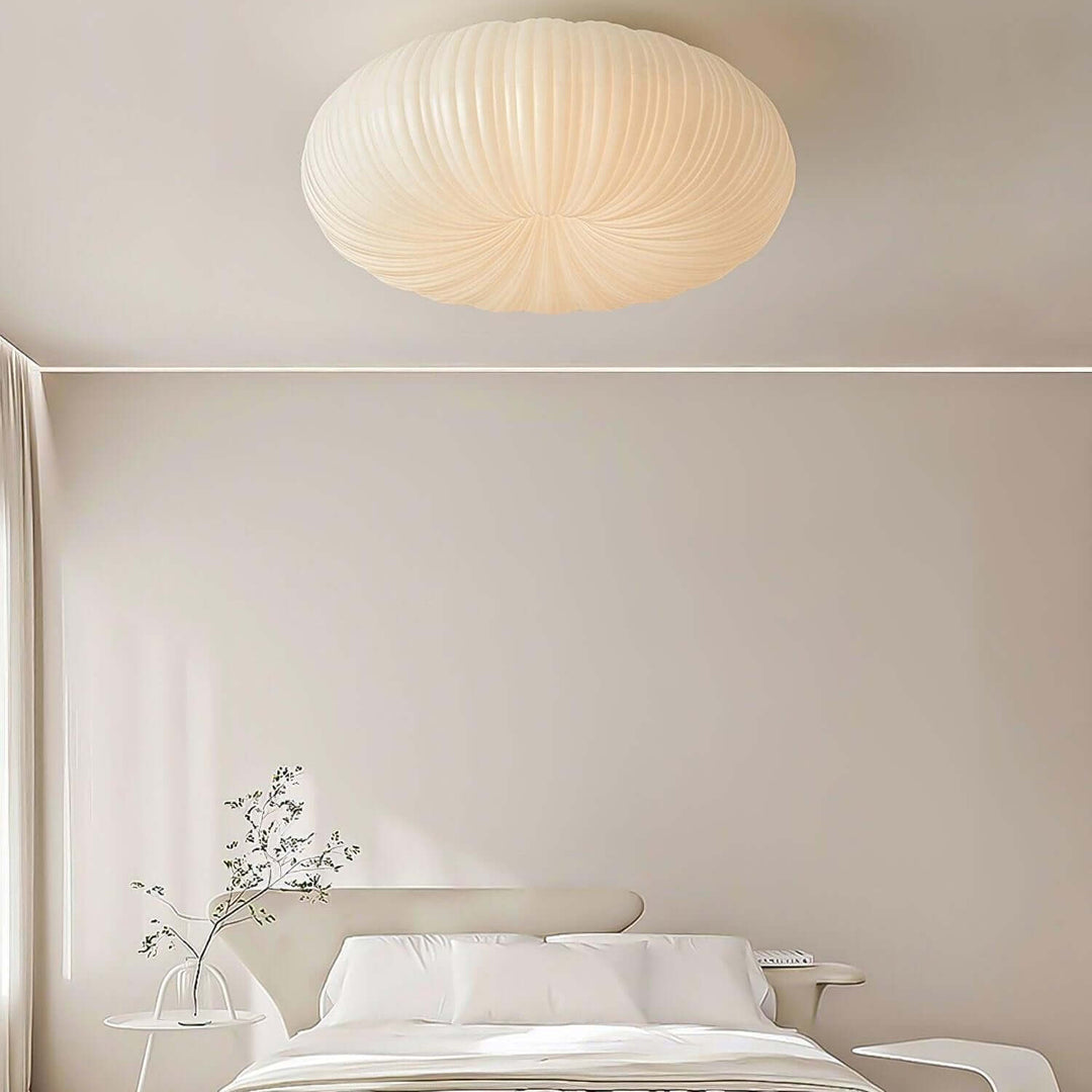 Moderne LED-Deckenleuchte, dimmbar, rund