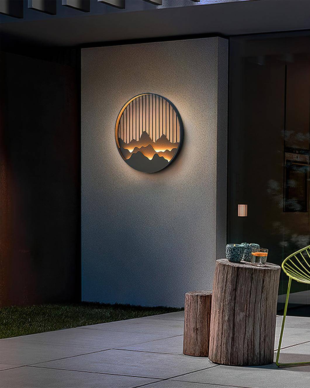 Applique murale LED d'extérieur, étanche, design moderne