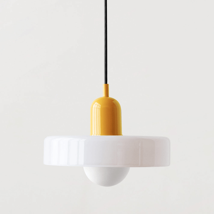 Bunte Glas-Hängelampe - Modernes Design