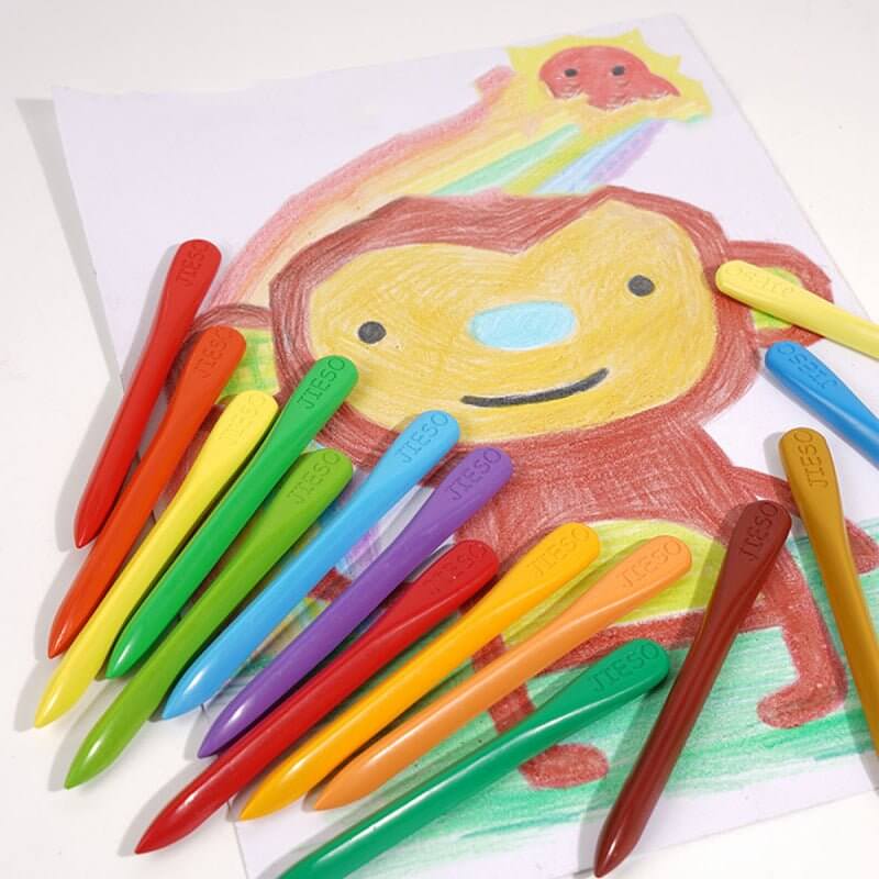 Coffret créatif - Crayons de cire colorés fabriqués à partir de matériaux organiques