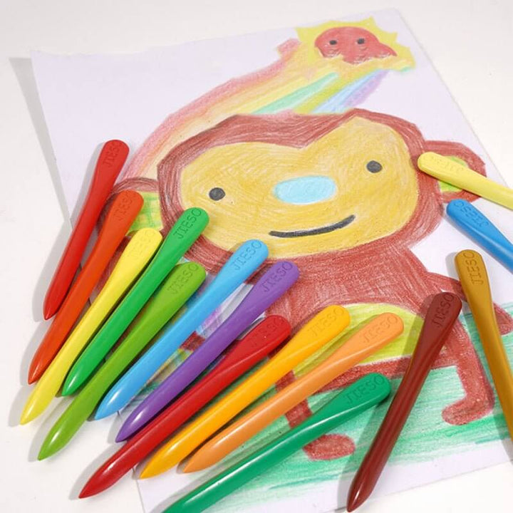 Coffret créatif - Crayons de cire colorés fabriqués à partir de matériaux organiques