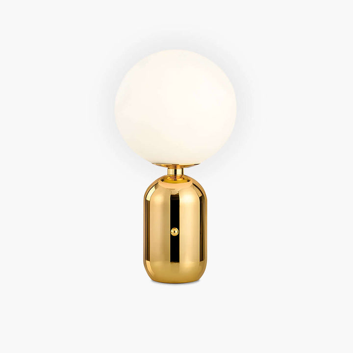 Elegante Tischleuchte mit Glasfuß