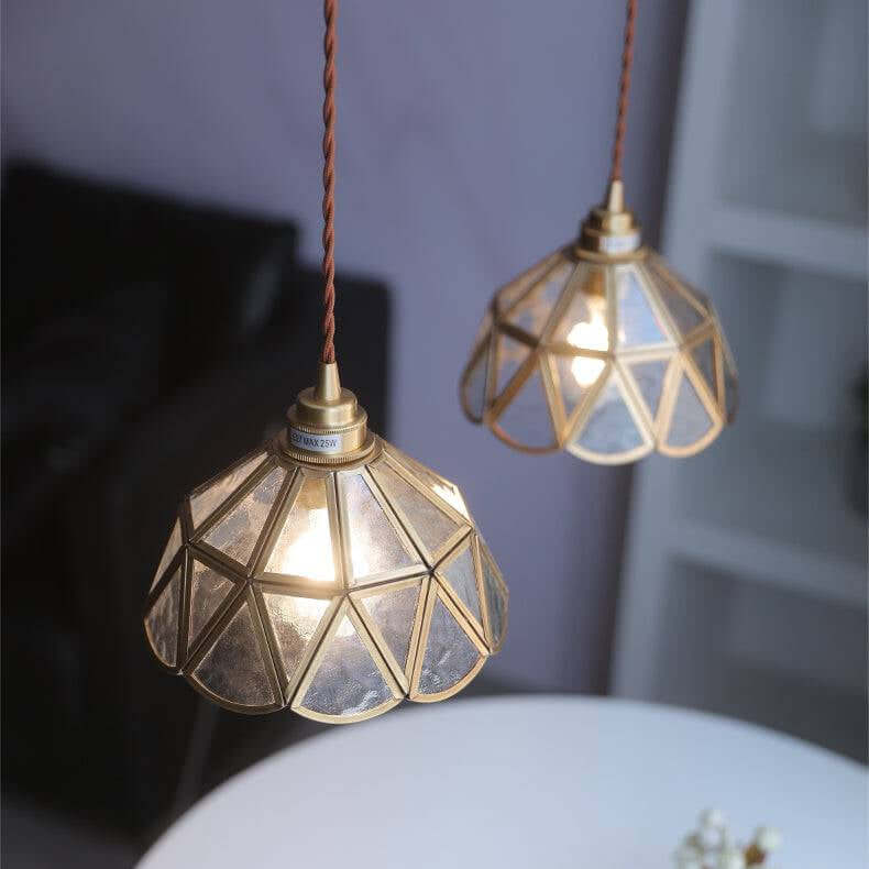 Elegante Glas-Pendelleuchte