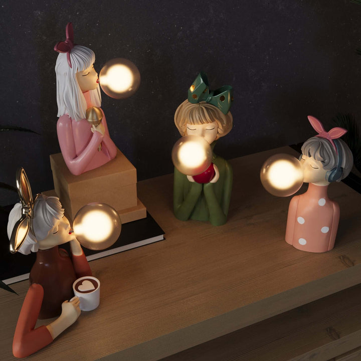 Dekorative LED Tischlampe Kunstharz