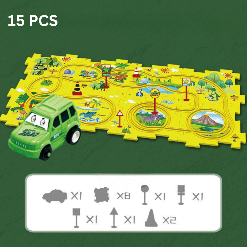 Kinder-Rennspielzeug: Kreativ-Puzzle