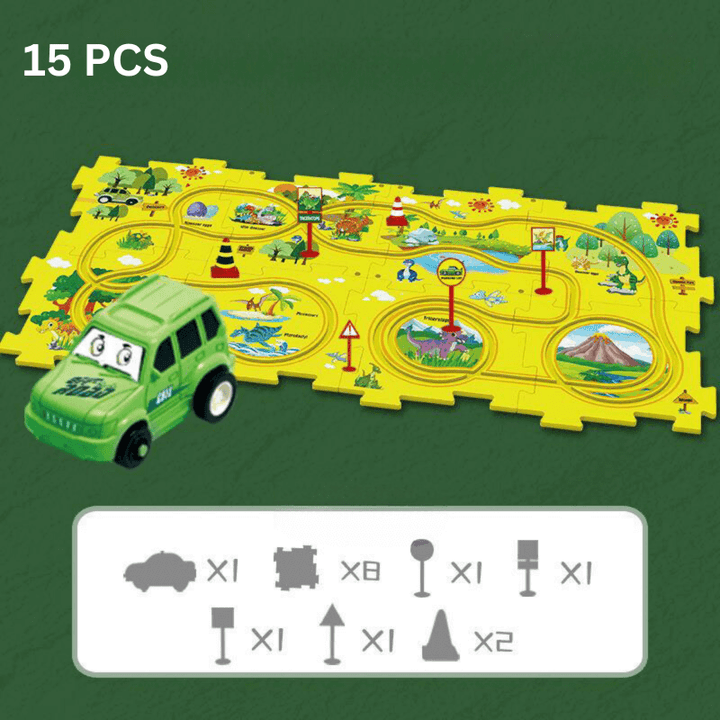 Kinder-Rennspielzeug: Kreativ-Puzzle