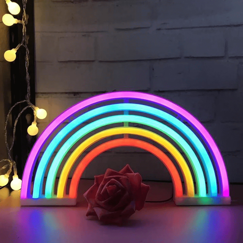 Regenbogen Nachtlicht Stimmungslampe LED Deko