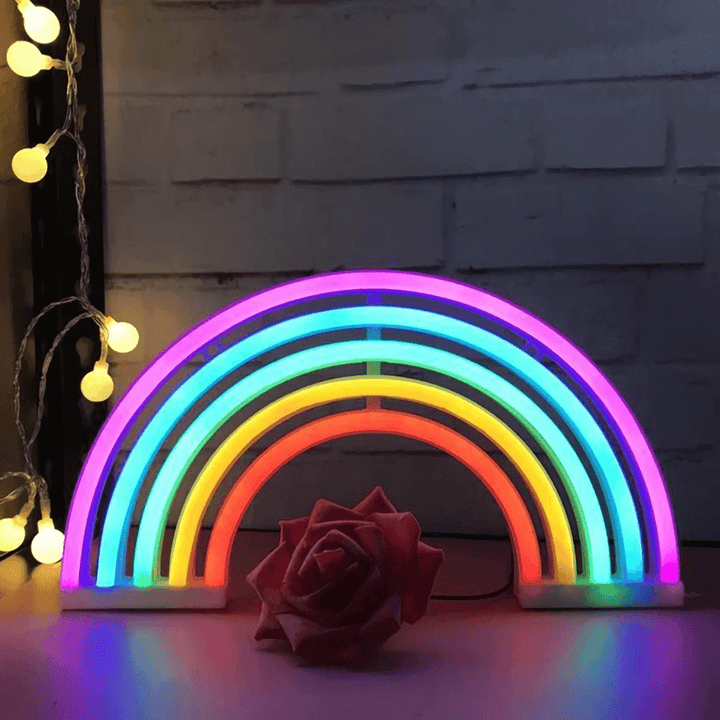 Regenbogen Nachtlicht Stimmungslampe LED Deko