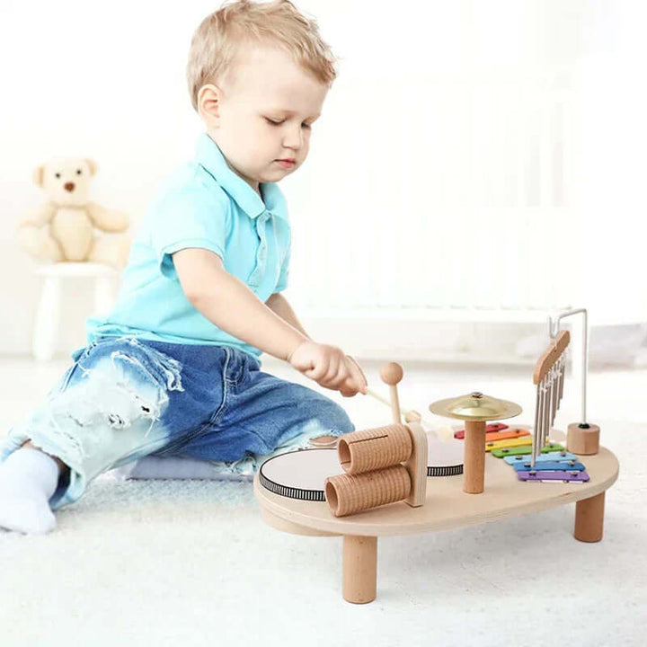 Holzbrettspielzeug Musikstation - Kreativspielzeug für Kinder