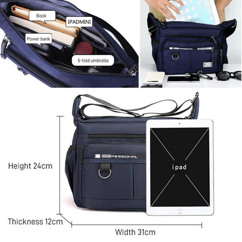 Sac à bandoulière léger et imperméable