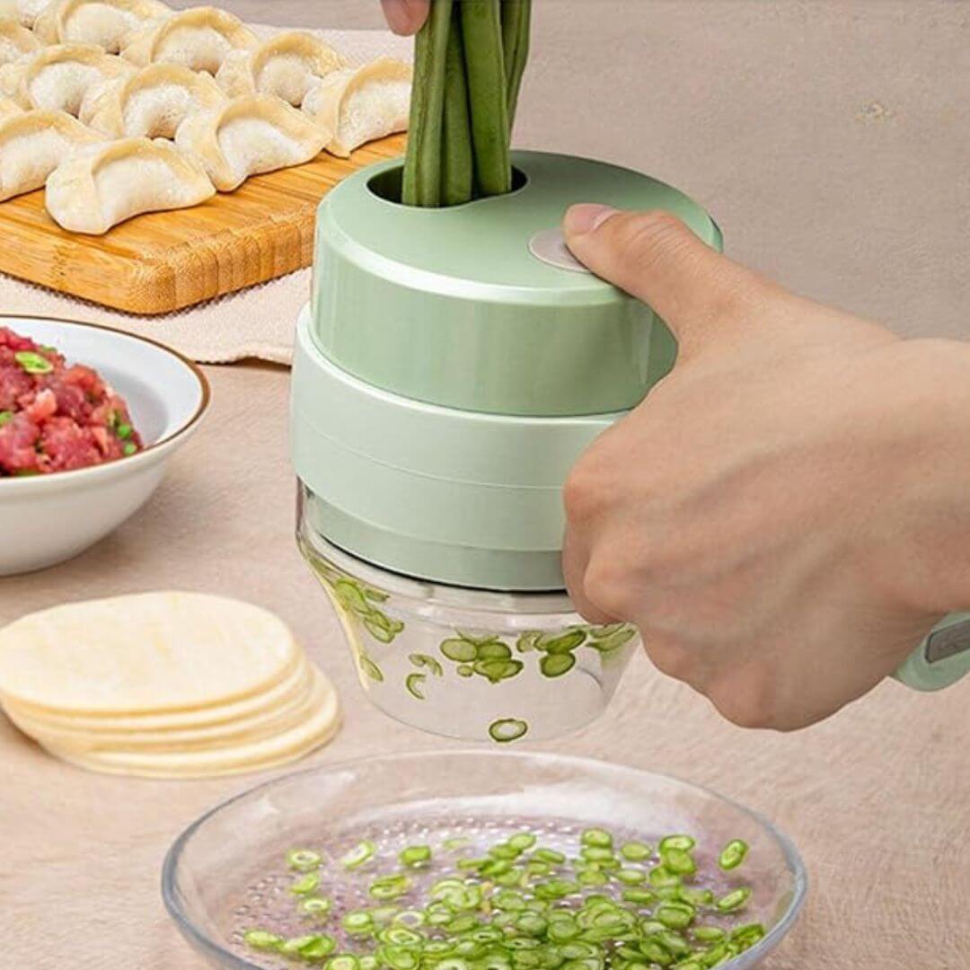 Hachoir à fruits et légumes électrique - Aide de cuisine