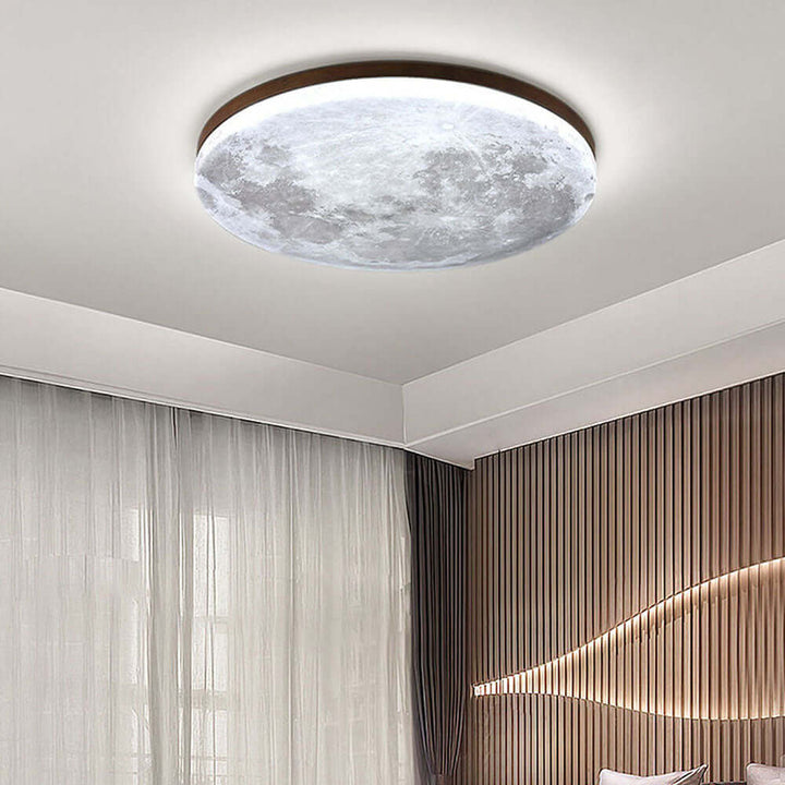 Plafonnier LED en forme de lune
