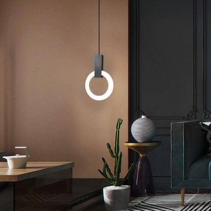 Moderne LED Ring Pendelleuchte