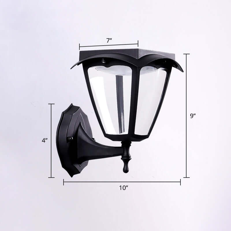 Applique murale LED solaire d'extérieur